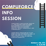 compuforce info session event for graduate students moving into careers in tech