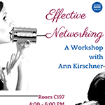effective networking workshop event flyer