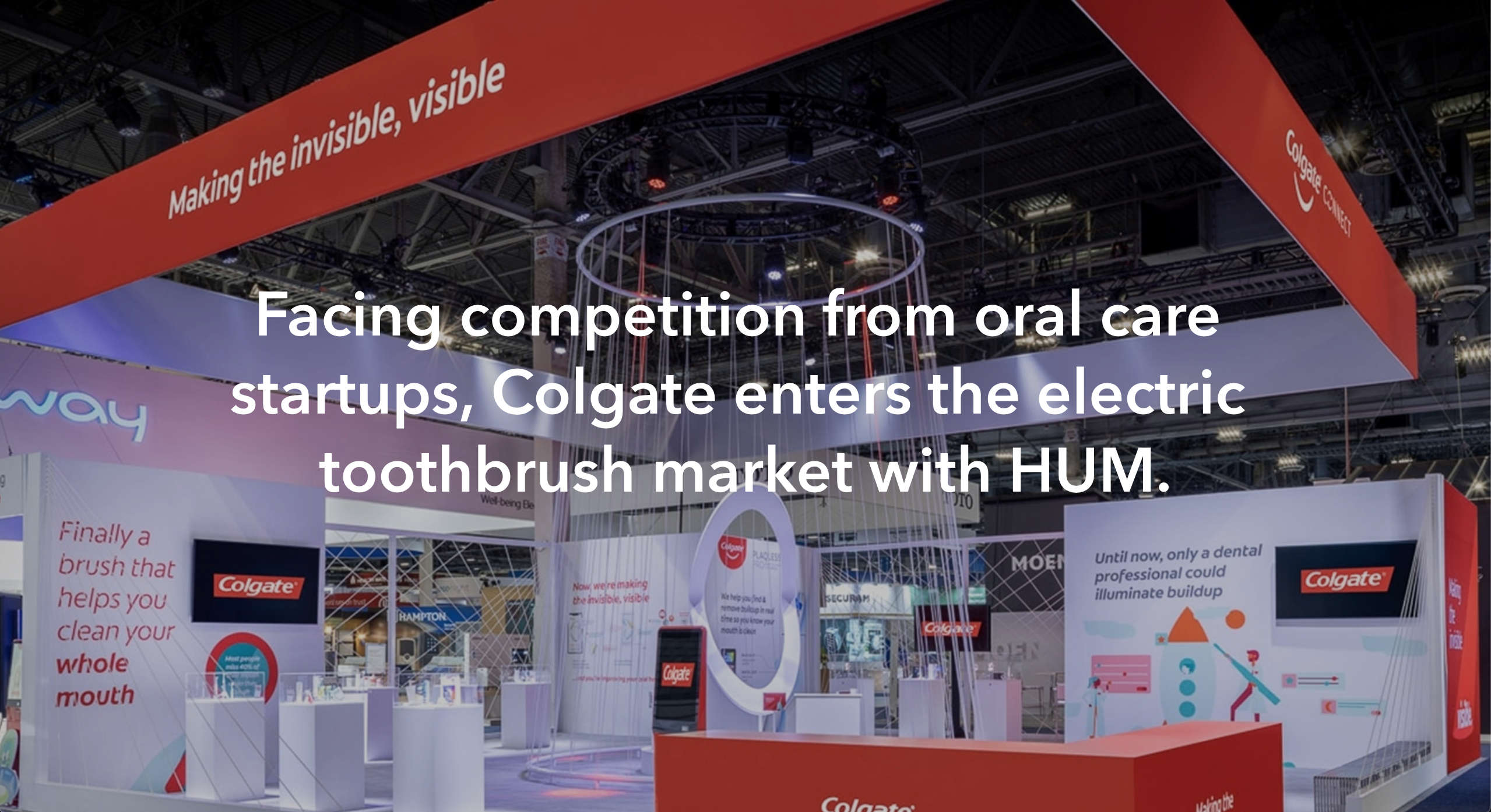 colgate's motivation for entering the electric toothbrush space