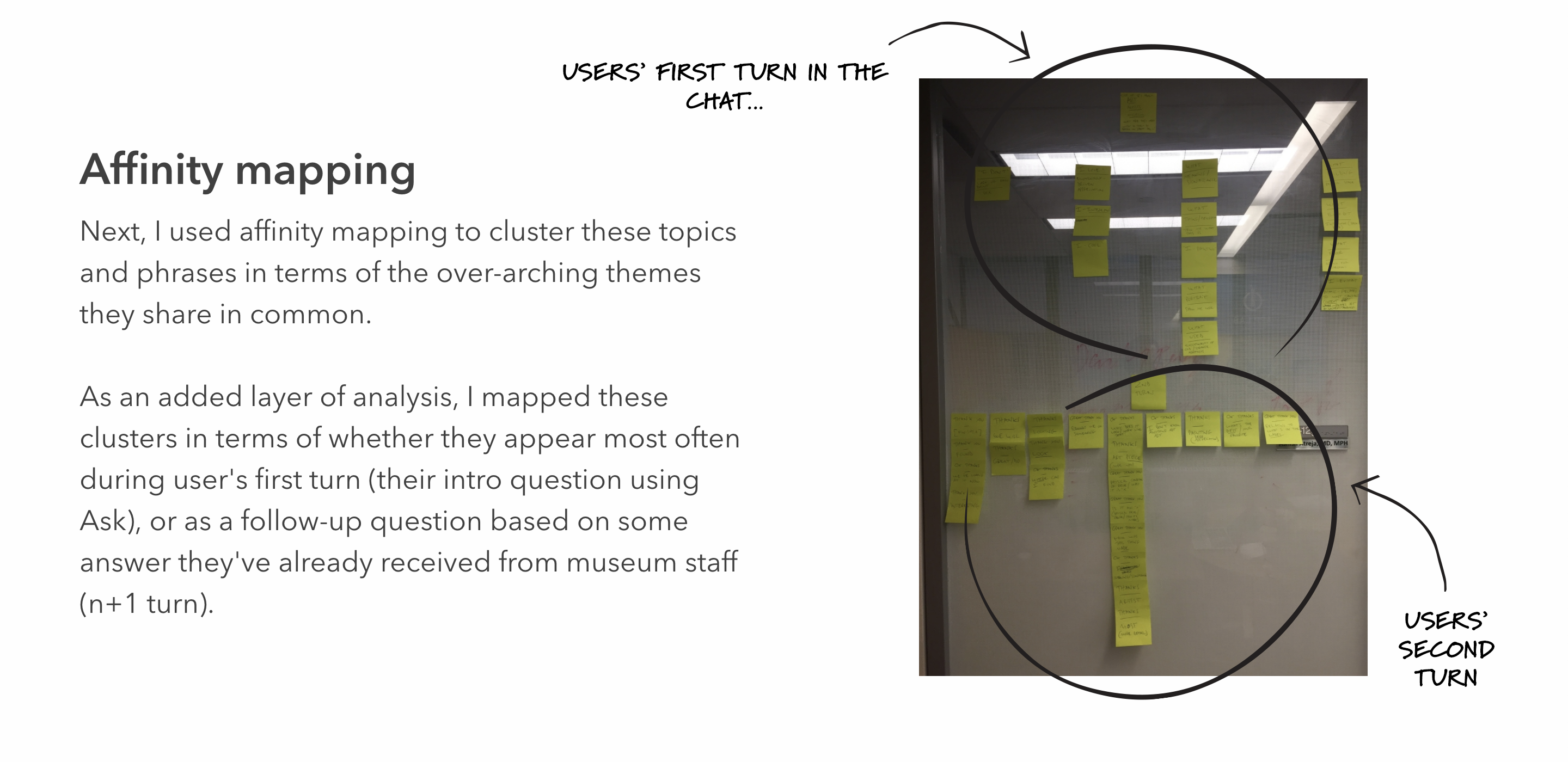 affinity mapping the results of qualitative and quantitative user research to uncover insights