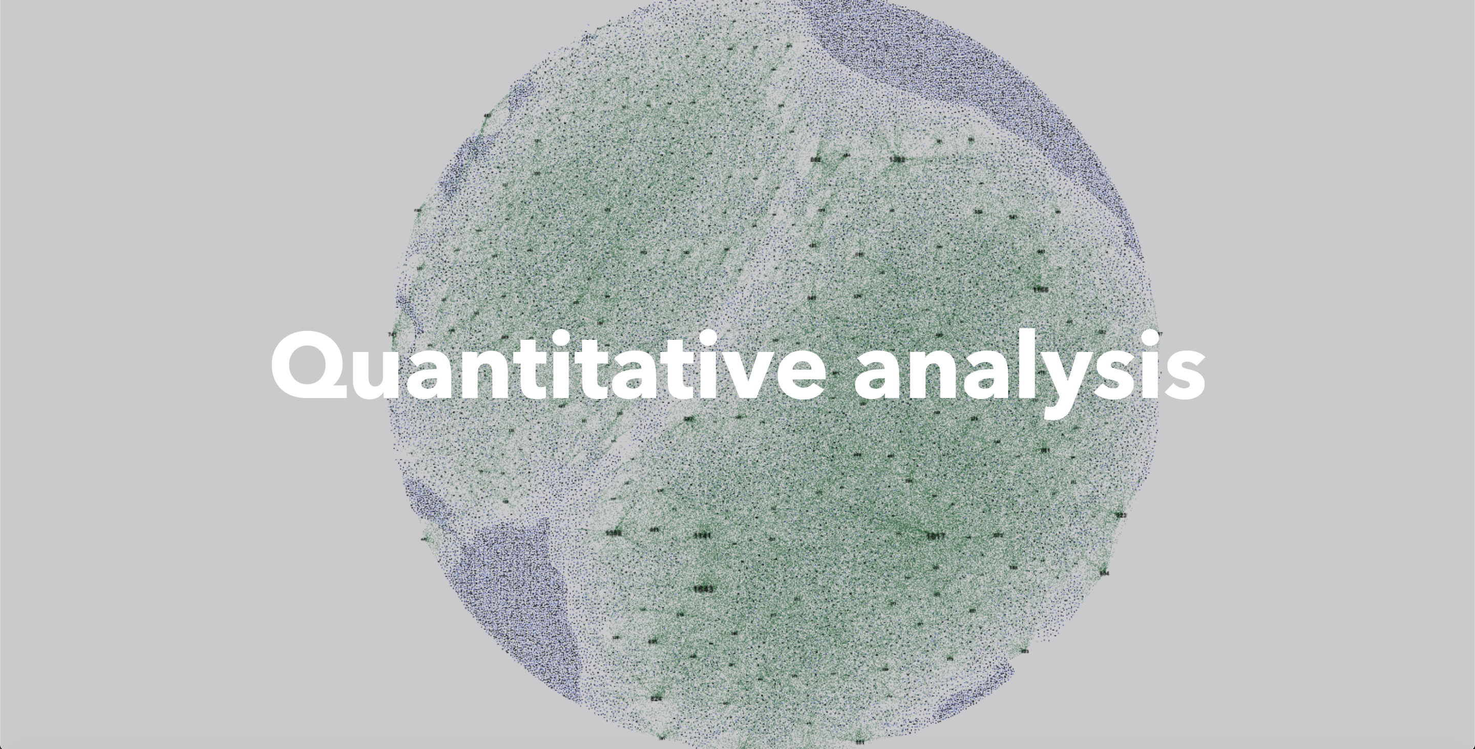 quantitative data analysis cover slide