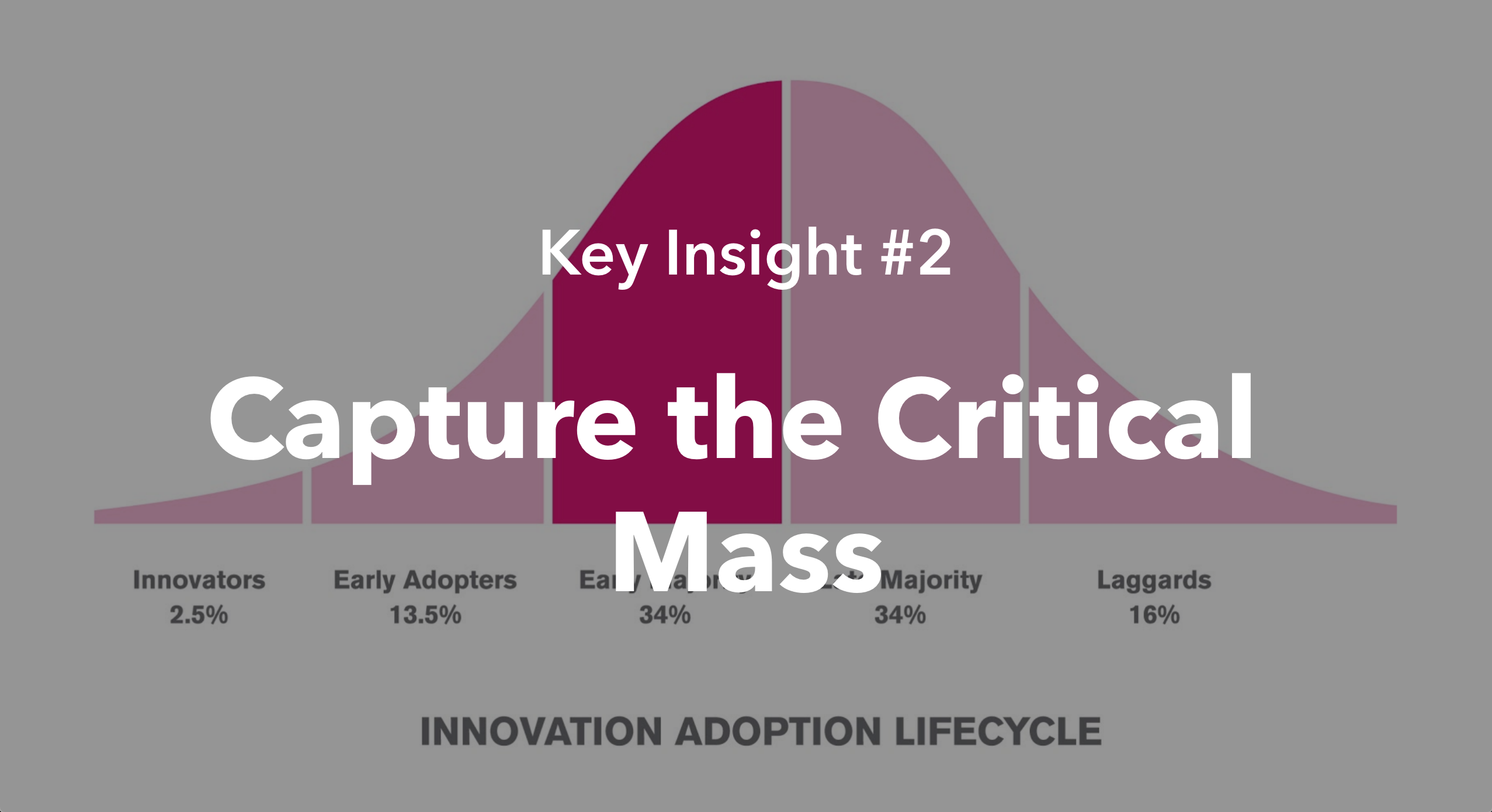 solution #3 - capturing the critical mass of users