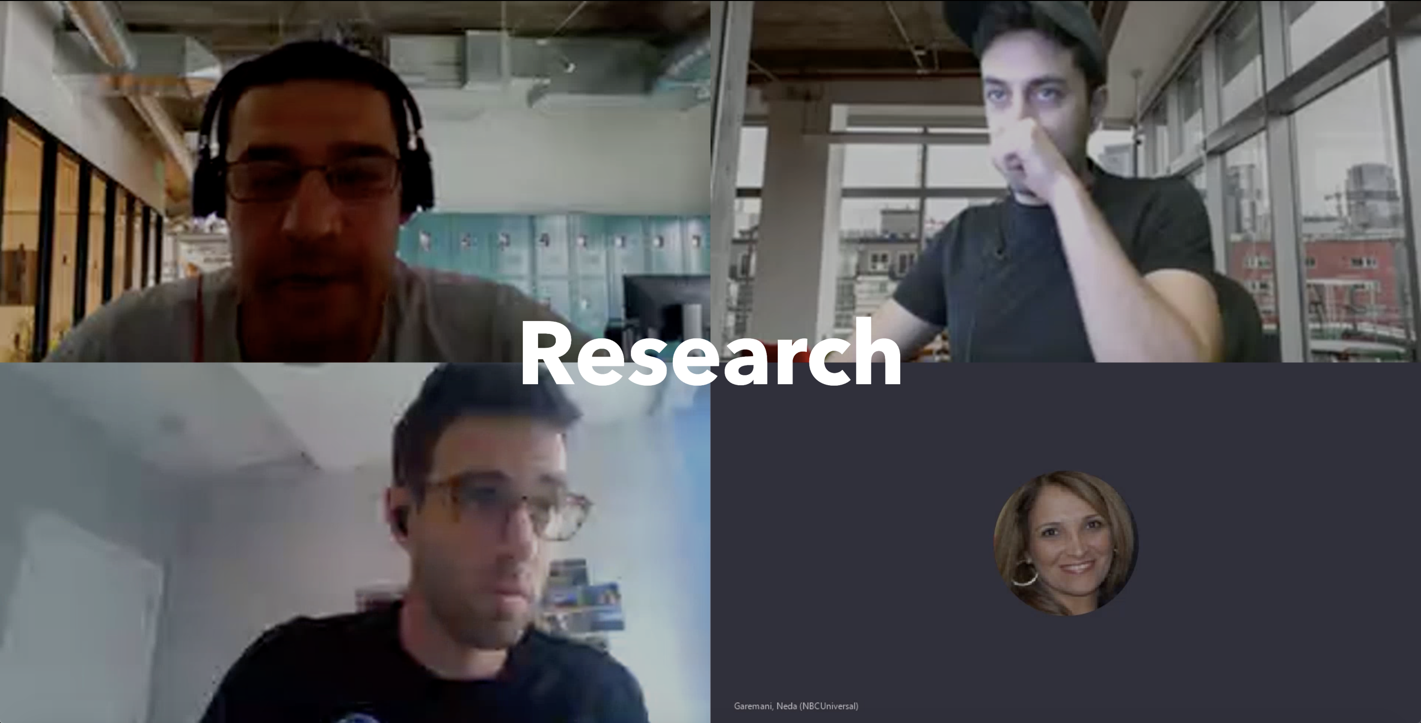 user research cover page