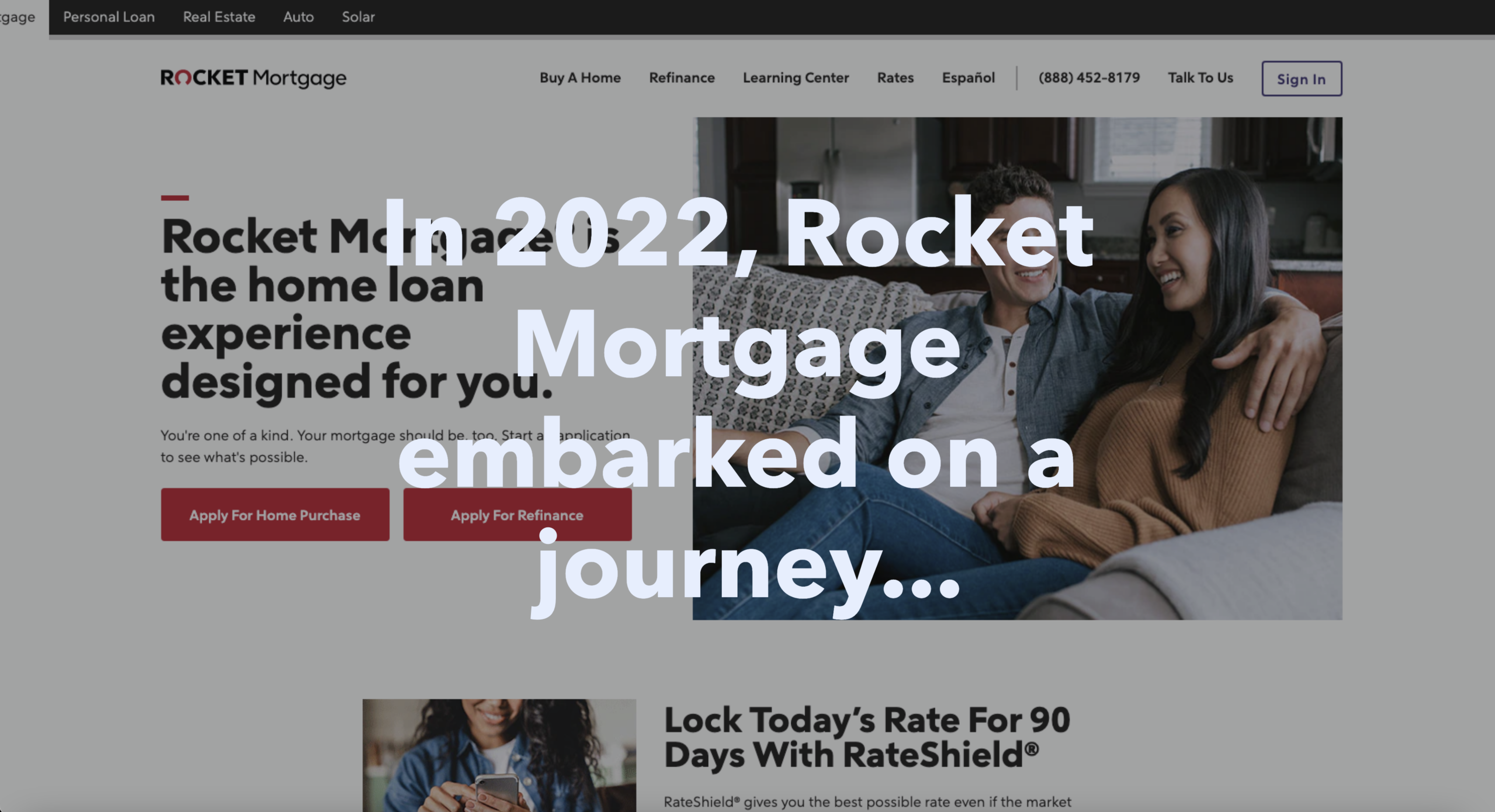 context and setting for the rocket mortgage personas
