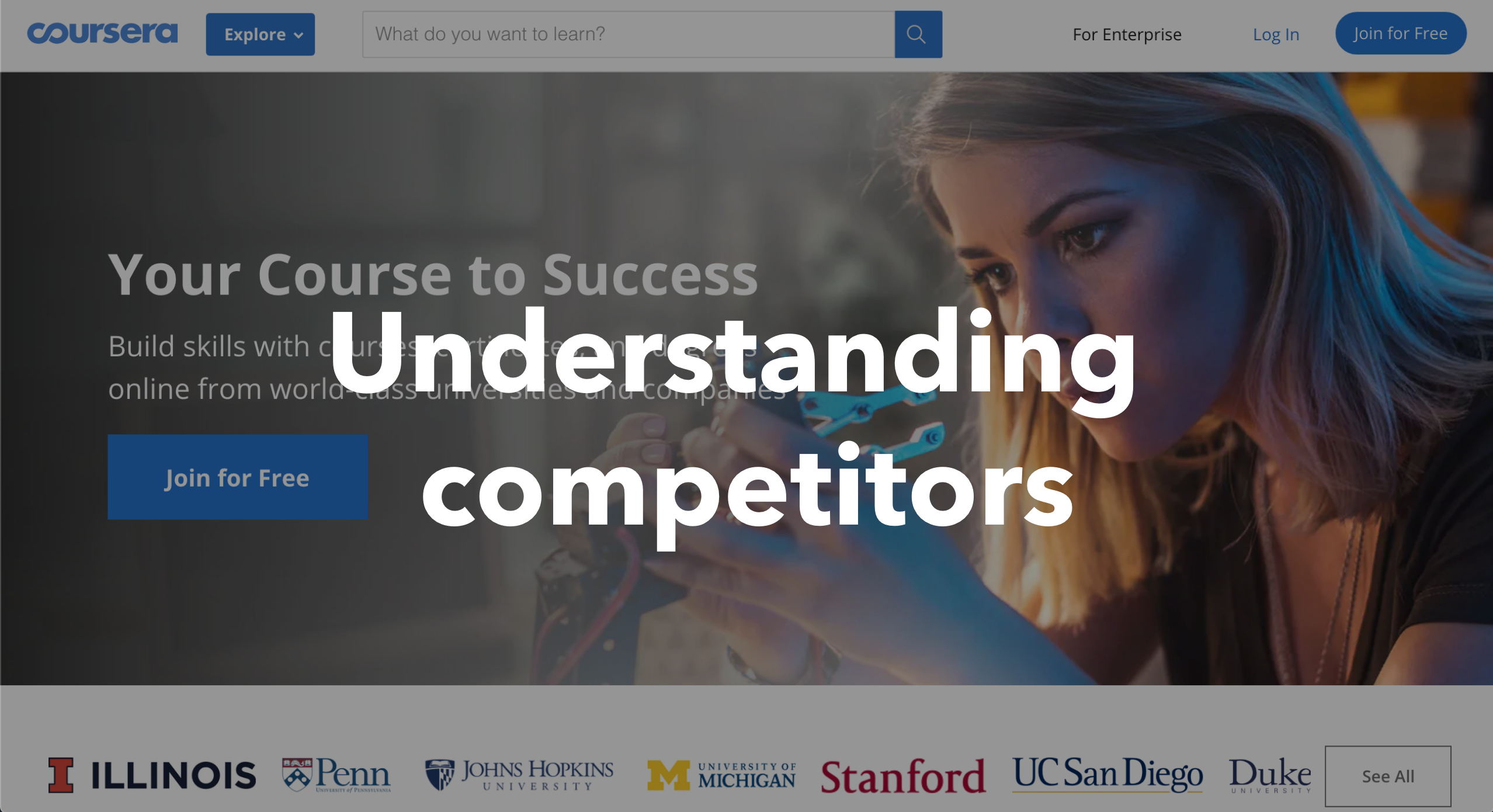 understanding competitors cover page